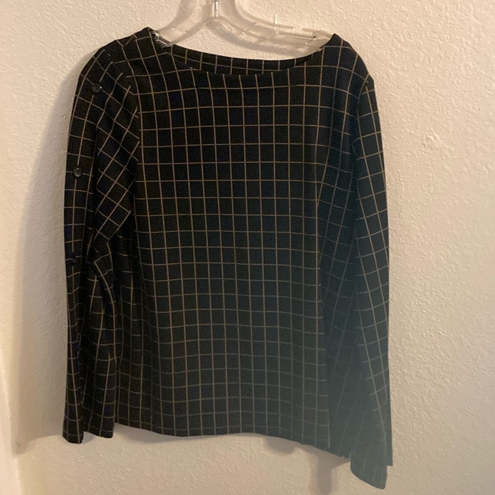 J. Jill window pane top size small